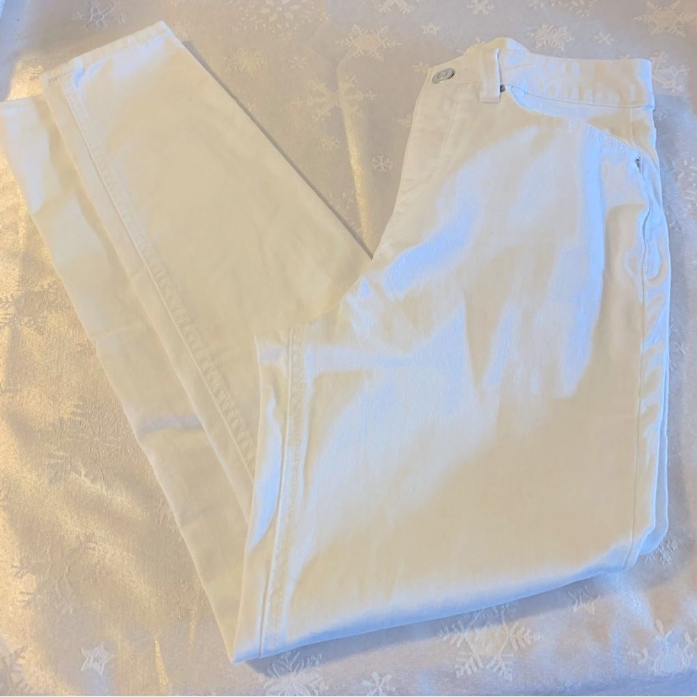 NOBO White Ankle Denim Jeans Stretch Skinny Leg Juniors Sz 9 Gorgeous
